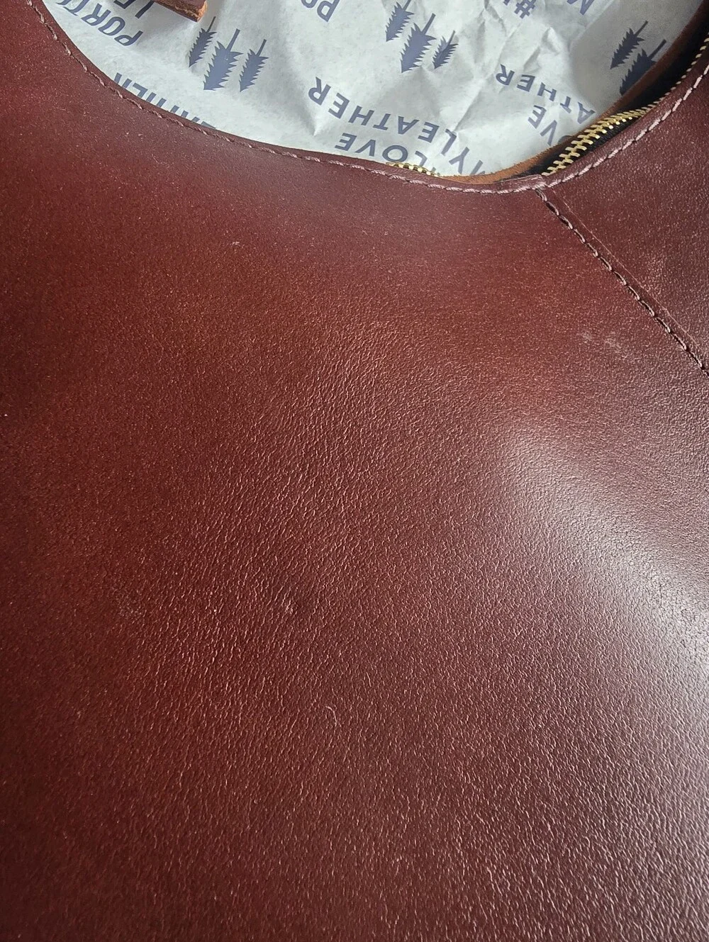 NWOT! Portland Leather Goods, Nora Shoulder Bag, Cognac, MSRP $168